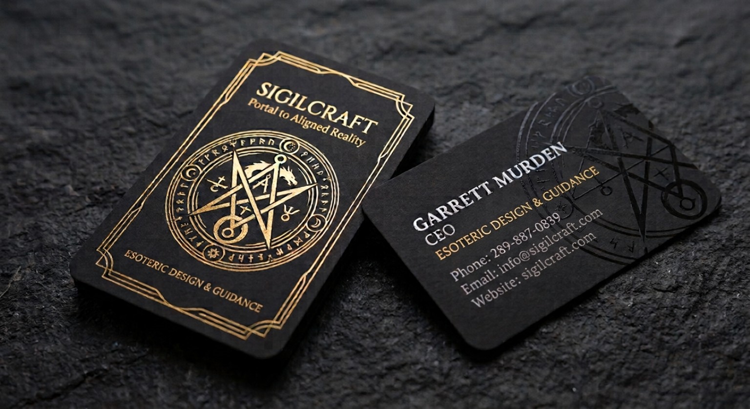 SigilCraft business card
